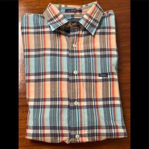 Daniel Cremieux plaid short sleeve button up shirt